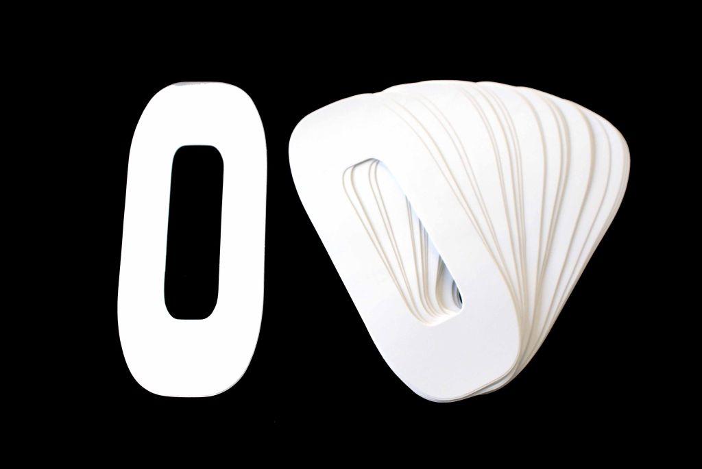 0 WHITE 8No.20cm. PACK
