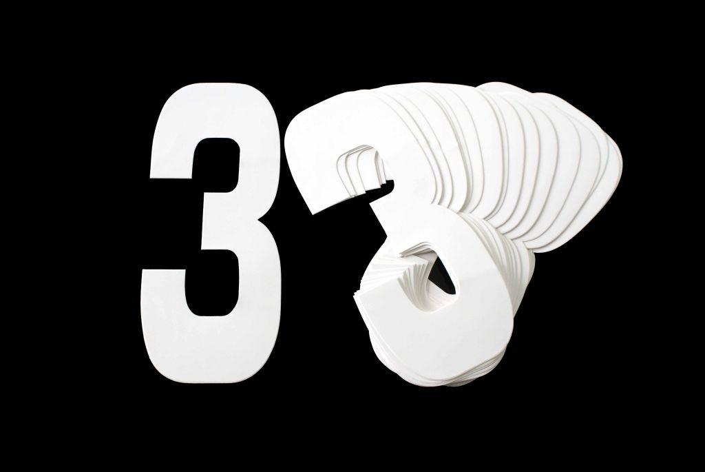 3 WHITE 8No.20cm. PACK image 1