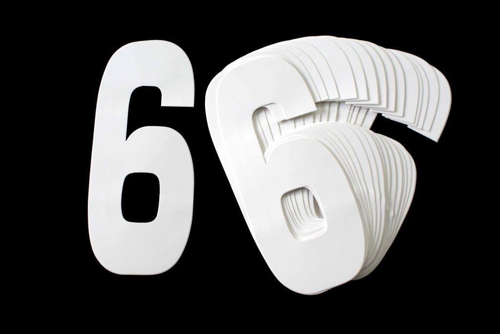 6/9 WHITE 8No.20cm. PACK image 1