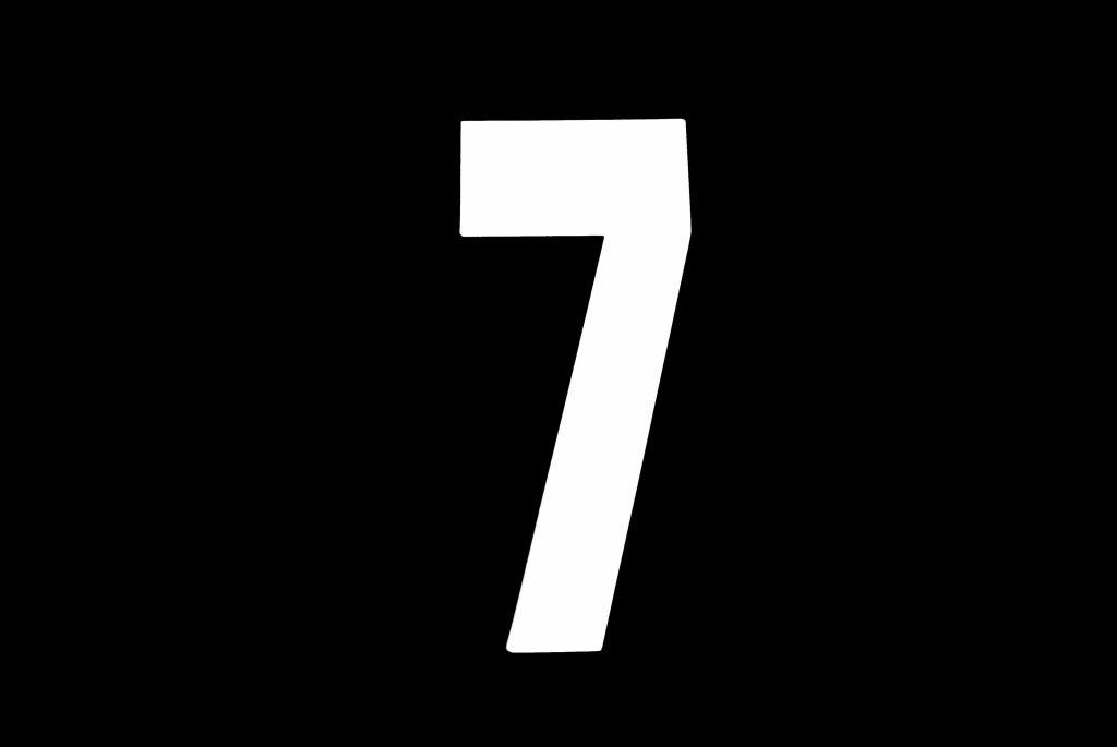 7 WHITE 8No.20cm. EACH image 1
