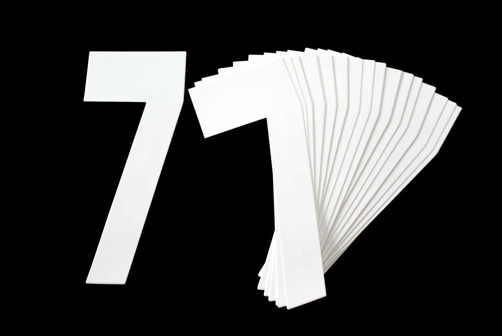 7 WHITE 8No.20cm. PACK