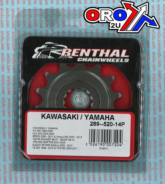 FRONT SPROCKET RENTHAL 289, KAWASAKI YAMAHA 289--520-14P thumbnail 4