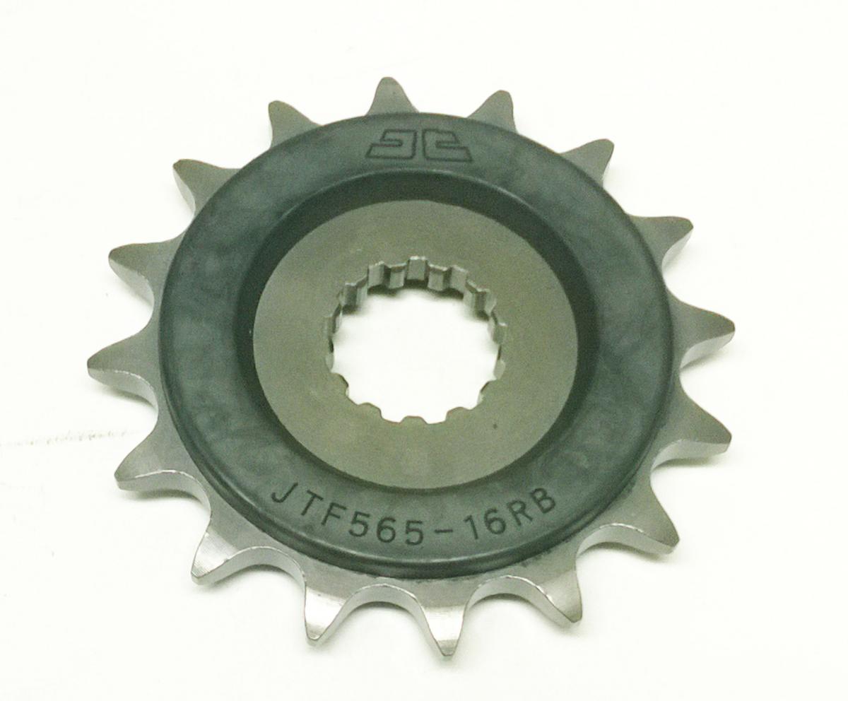 FRONT SPROCKET JTF565.16RB JT, OE Rubber Cushioned, SF565-16 image 1