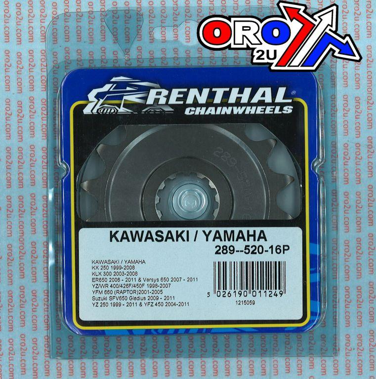 FRONT SPROCKET RENTHAL 289, KAWASAKI/YAMAHA 289--520-16P thumbnail 5