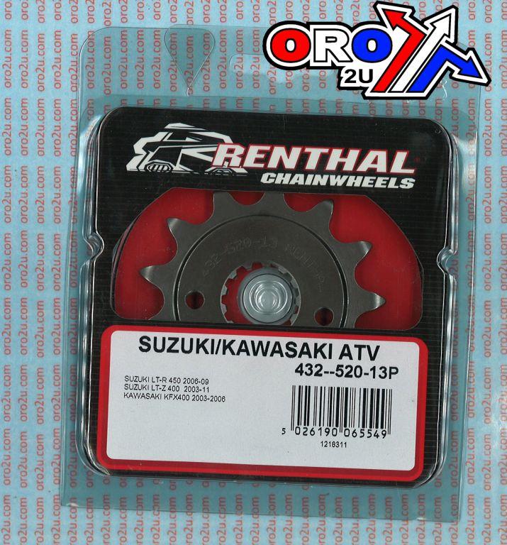 FRONT SPROCKET RENTHAL 432, SUZUKI/KAWASAKI ATV 432--520-13P thumbnail 5