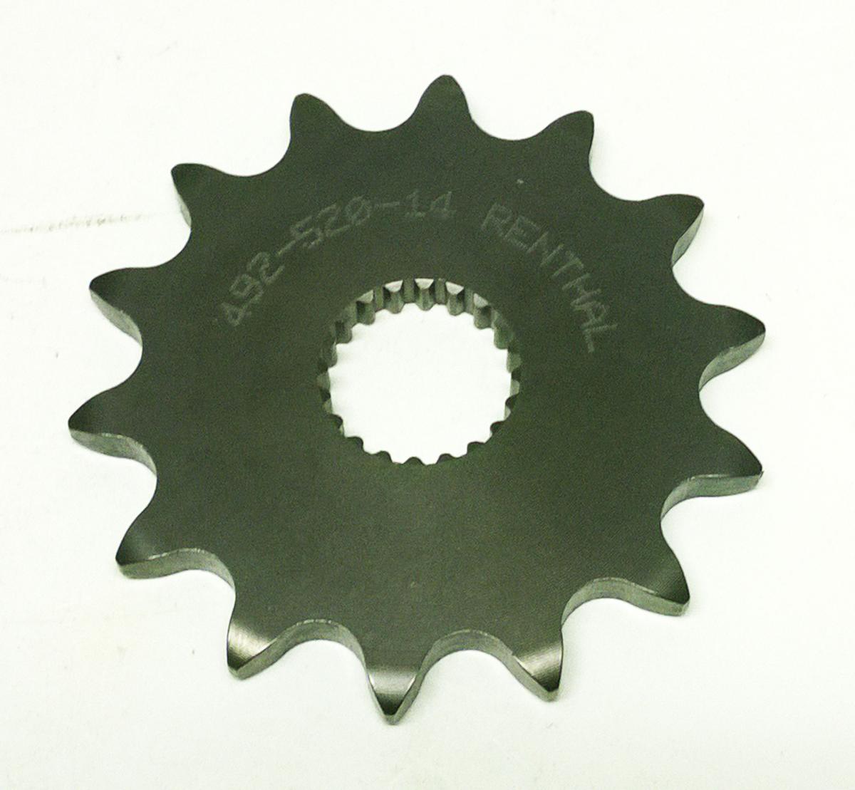 FRONT SPROCKET RENTHAL 492, YAMAHA/GAS GAS 492--520-14P, 492--520-14P image 1