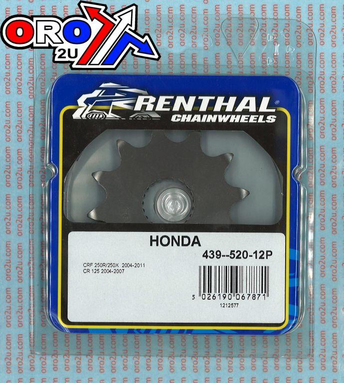 FRONT SPROCKET RENTHAL 439, HONDA 439--520-12P, 43952012 thumbnail 5