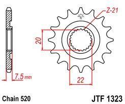 FRONT SPROCKET 13T [JTF1323.12] thumbnail 2