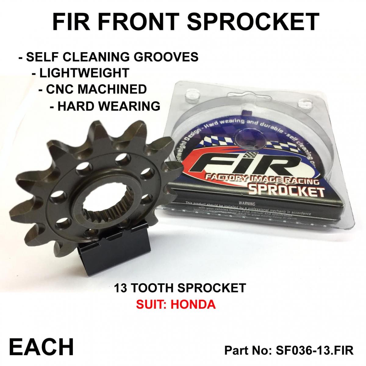 FRONT SPROCKET GROOVE & LIGHT JTF1323, JTF1323.1.13 thumbnail 3