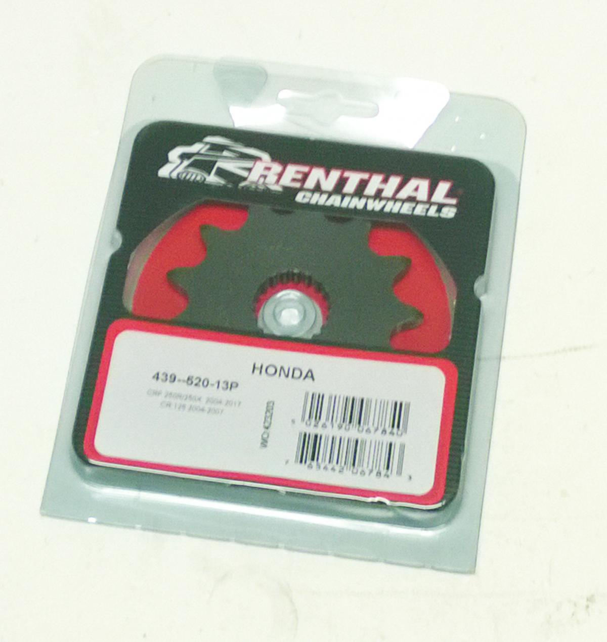 FRONT SPROCKET RENTHAL 439, HONDA 439--520-13P, 43952013 thumbnail 2
