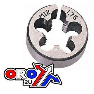 DIE CIRCULAR 12mm x 1.75 STD, M12x1.75mm TAPPING DIE 1''1/2 OD thumbnail 2