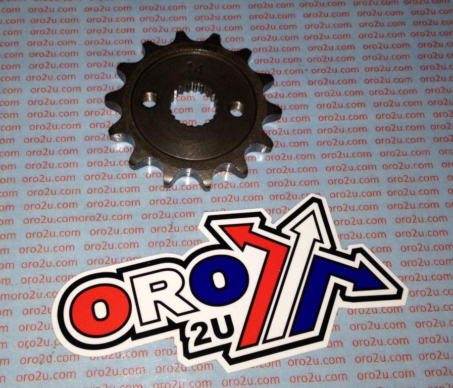 FRONT SPROCKET 14 [JTF1257.14] 428, HD Chain Conversion CR80 CR85 thumbnail 3
