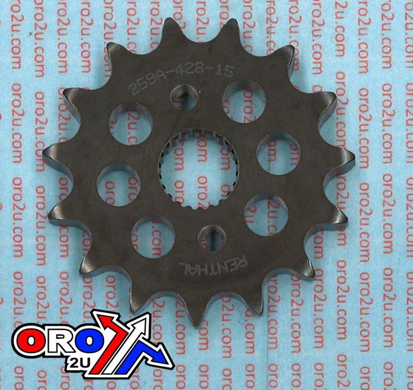 FRONT SPROCKET RENTHAL 259A, HONDA259A-428-15P thumbnail 3