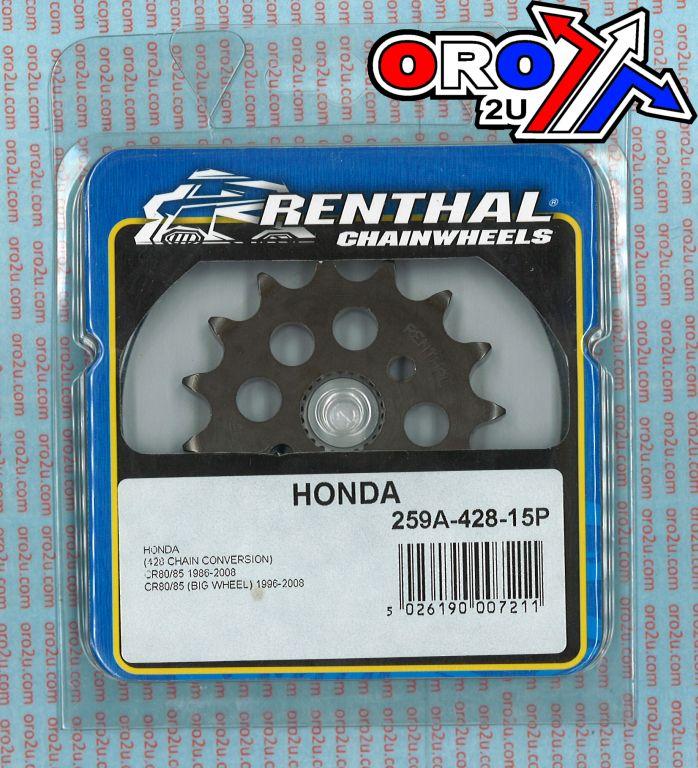 FRONT SPROCKET RENTHAL 259A, HONDA259A-428-15P thumbnail 4