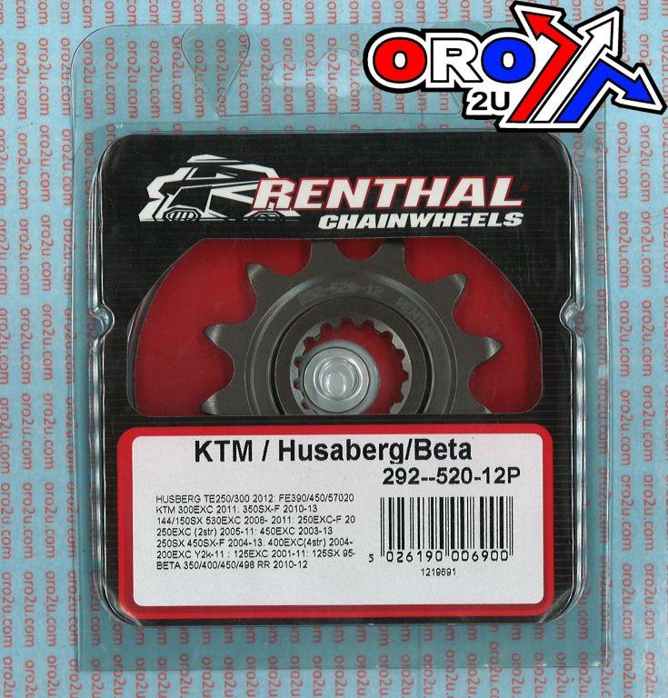 FRONT SPROCKET RENTHAL 292, KTM HUSABERG BETA 292-520-12, 292--520-12P thumbnail 5