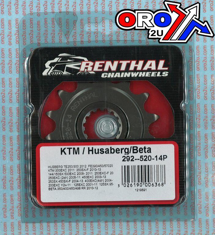 FRONT SPROCKET RENTHAL 292, KTM HUSABERG BETA 292--520-14P thumbnail 3