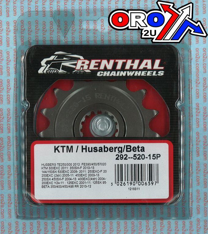 FRONT SPROCKET RENTHAL 292, KTM HUSABERG BETA 292--520-15P thumbnail 4