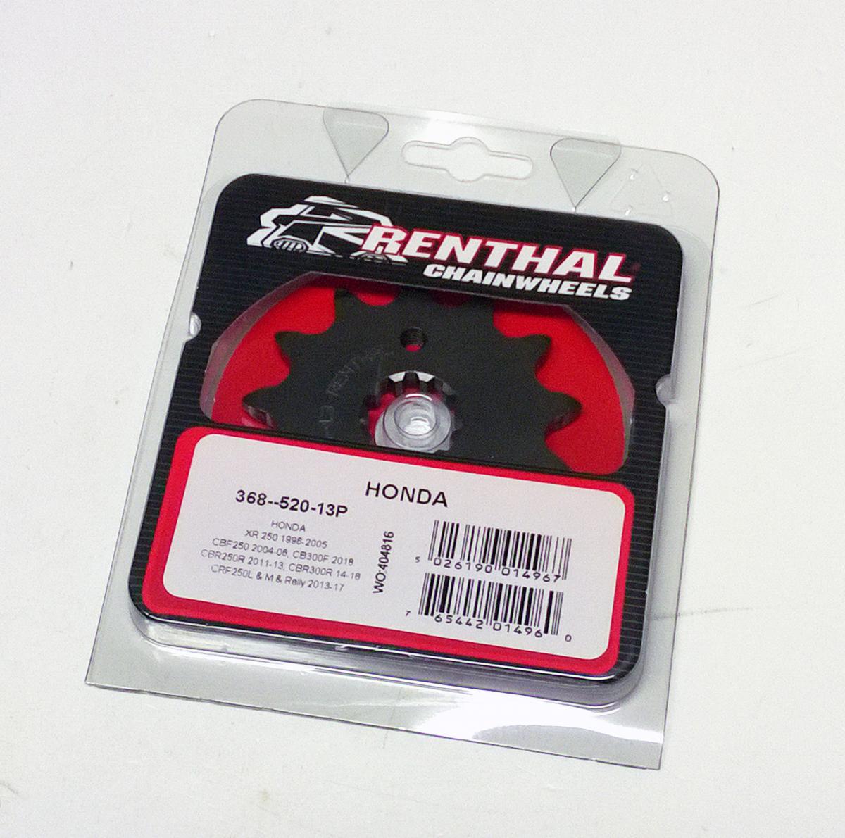 FRONT SPROCKET RENTHAL 368, HONDA 368--520-13P thumbnail 2