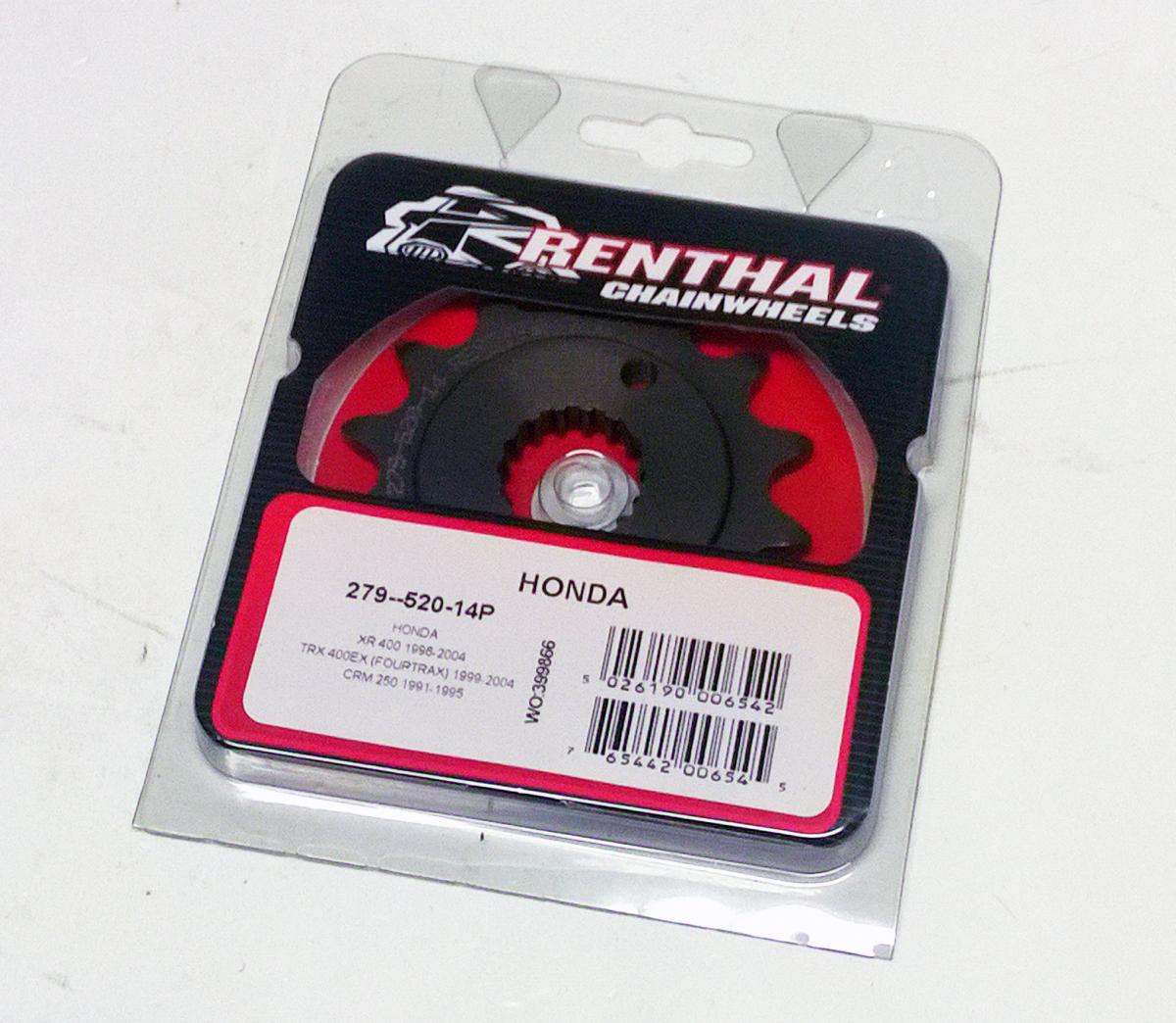FRONT SPROCKET RENTHAL 279, HONDA 279--520-14P thumbnail 2