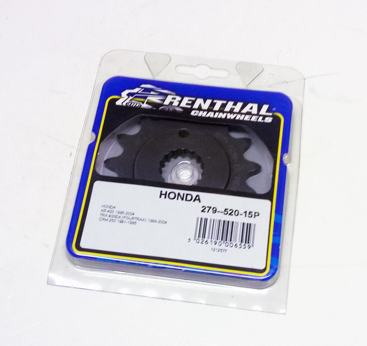 FRONT SPROCKET RENTHAL 279, HONDA 279--520-15P thumbnail 2