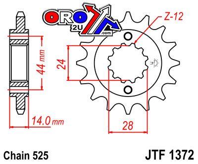 FRONT SPROCKET JTF1372.17 JT thumbnail 5