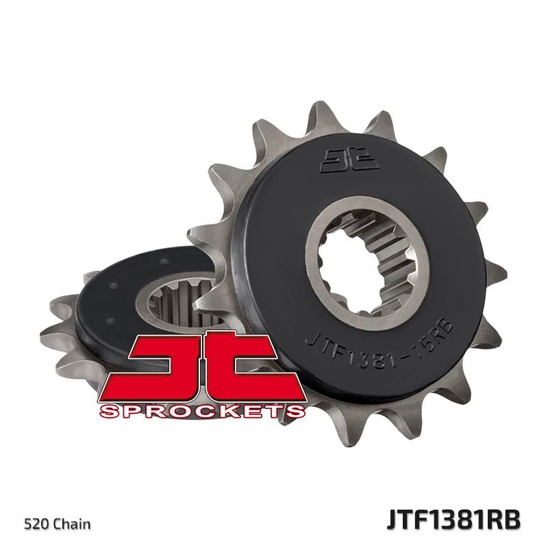 FRONT SPROCKET JTF1381.15RB JT, OE Rubber Cushioned image 1