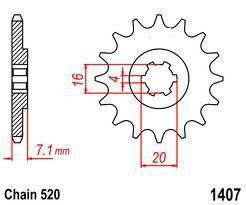 FRONT SPROCKET 10 [JTF1407.10] 520 thumbnail 4