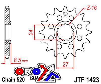 FRONT SPROCKET 11 [JTF1439.11] 520 thumbnail 4