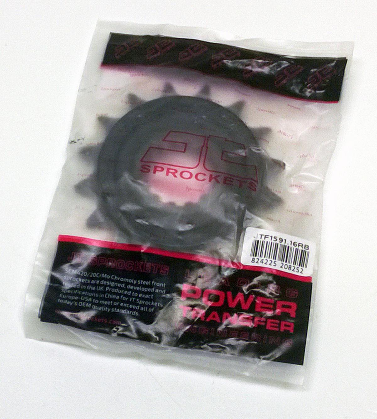 FRONT SPROCKET JTF1591.16RB JT, OE Rubber Cushioned thumbnail 3