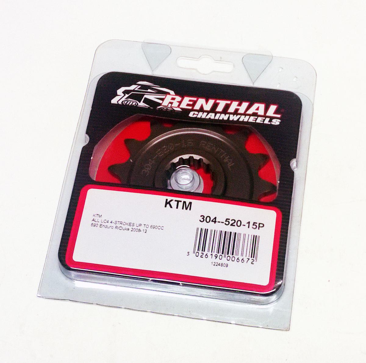 FRONT SPROCKET RENTHAL 304, KTM 304--520-15P thumbnail 2