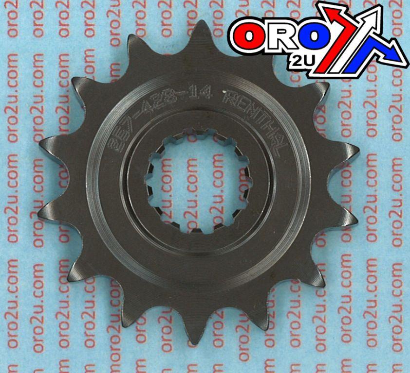 FRONT SPROCKET RENTHAL 257, YAMAHA 257--428-14P, 257--428-14P thumbnail 3