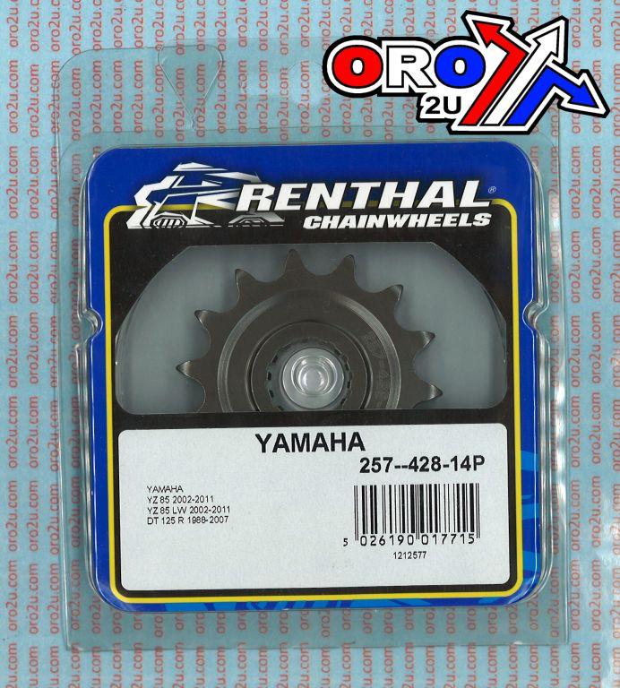 FRONT SPROCKET RENTHAL 257, YAMAHA 257--428-14P, 257--428-14P thumbnail 5
