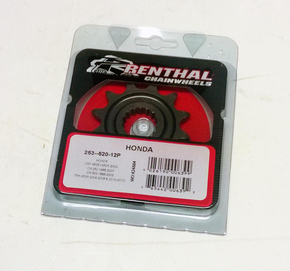 FRONT SPROCKET RENTHAL 253, HONDA 253--520-12P thumbnail 2