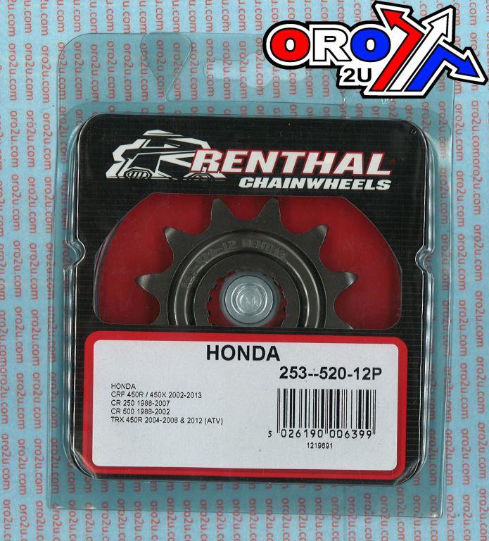 FRONT SPROCKET RENTHAL 253, HONDA 253--520-12P thumbnail 4