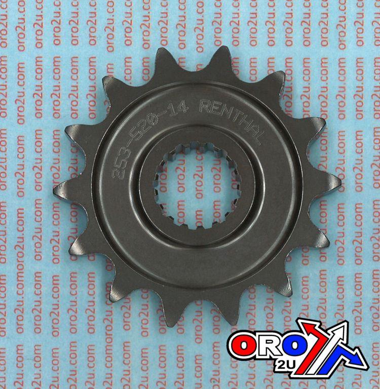 FRONT SPROCKET RENTHAL 253, HONDA 253--520-14P, 253--520-14P thumbnail 3