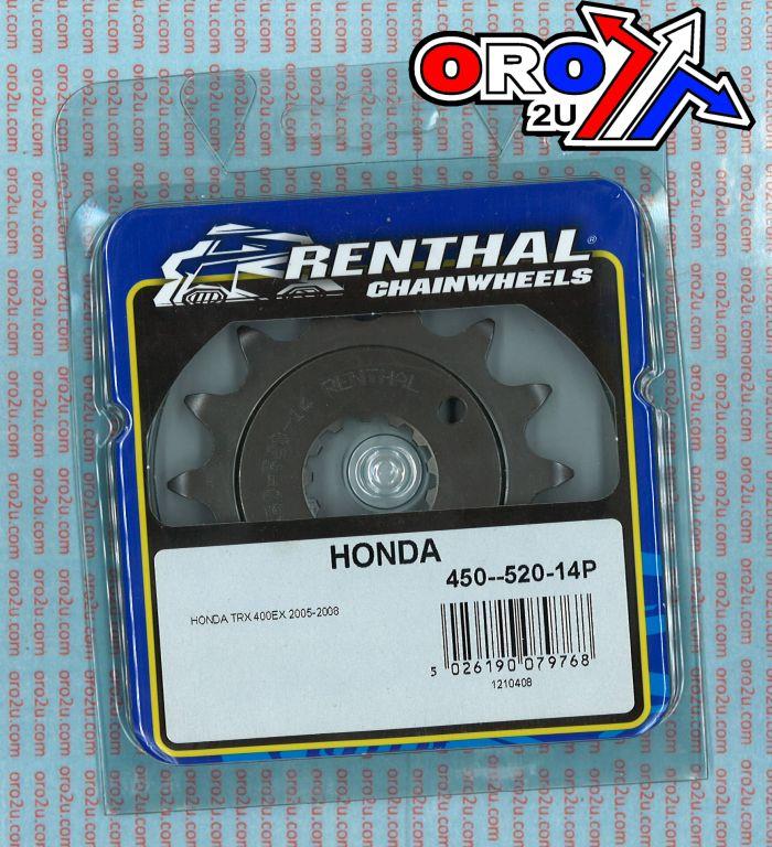 FRONT SPROCKET RENTHAL 450, HONDA 450--520-14GP, 450--520-14GP thumbnail 4