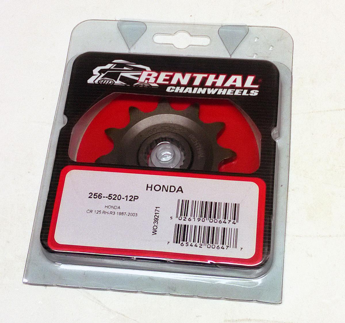 FRONT SPROCKET RENTHAL 256, HONDA 256--520-12P thumbnail 2