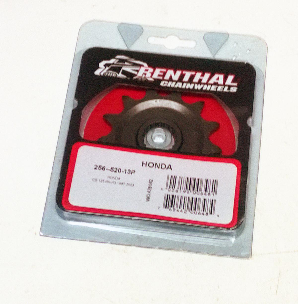 FRONT SPROCKET RENTHAL 256, HONDA 256--520-13P, 256--520-13P thumbnail 2