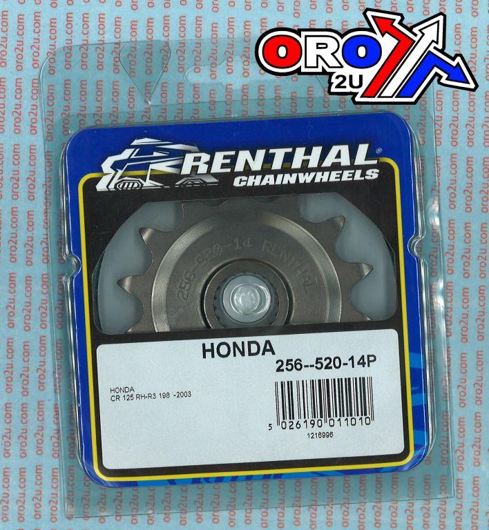 FRONT SPROCKET RENTHAL 256, HONDA 256--520-14P thumbnail 5