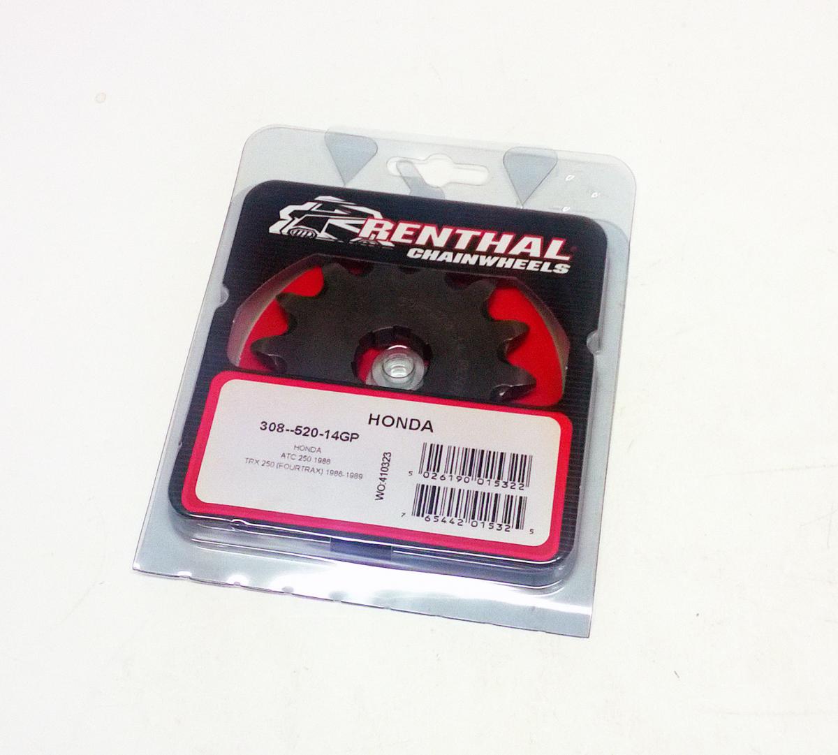 FRONT SPROCKET RENTHAL 308, HONDA 308--520-14GP ATV ONLY, 308--520-14GP thumbnail 2