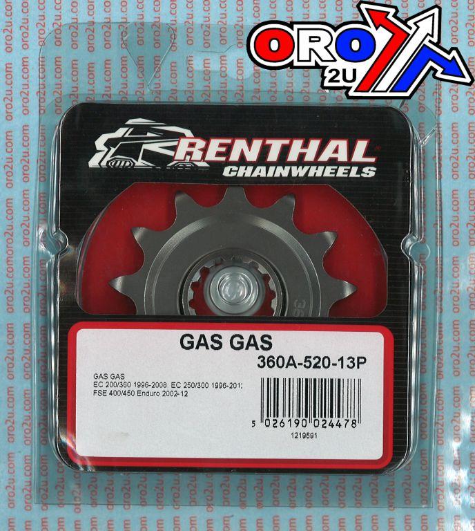 FRONT SPROCKET RENTHAL 360A, GAS GAS 360A-520-13P, 360A-520-13P thumbnail 5