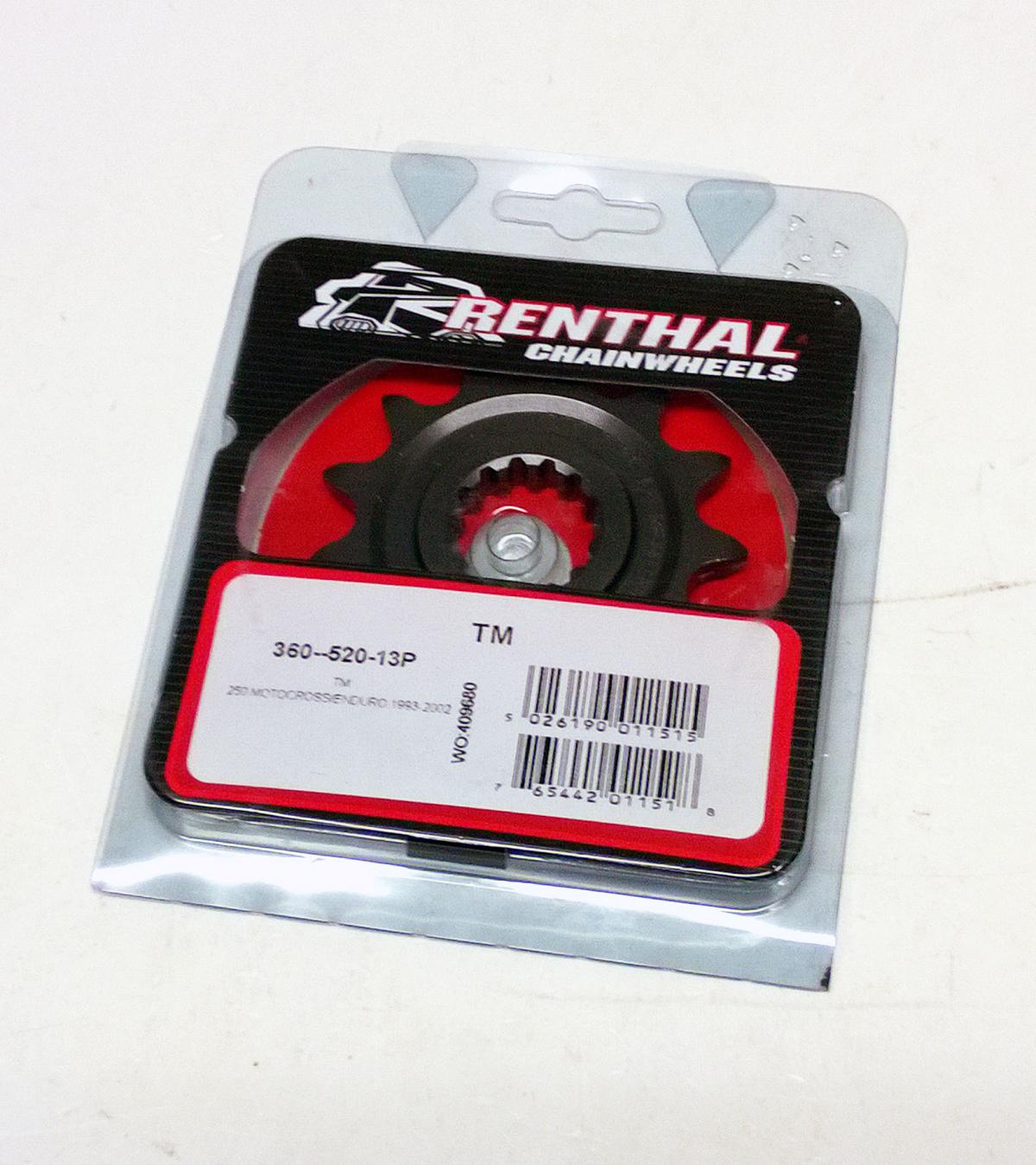 FRONT SPROCKET RENTHAL 360, TM 360--520-13P thumbnail 2