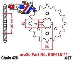 FRONT SPROCKET 416/417 428 thumbnail 2