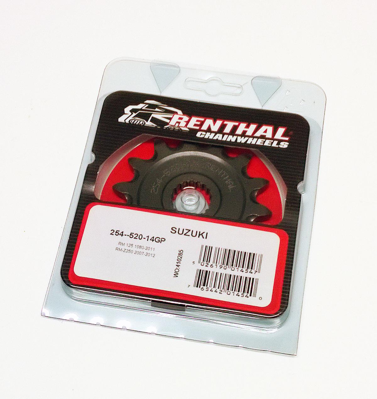 FRONT SPROCKET RENTHAL 427, SUZUKI 254--520-14GP thumbnail 2