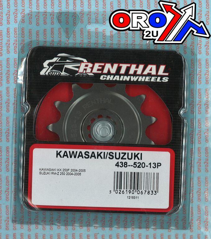 FRONT SPROCKET RENTHAL 438, KAWASAKI/SUZUKI 438--520-13P thumbnail 4