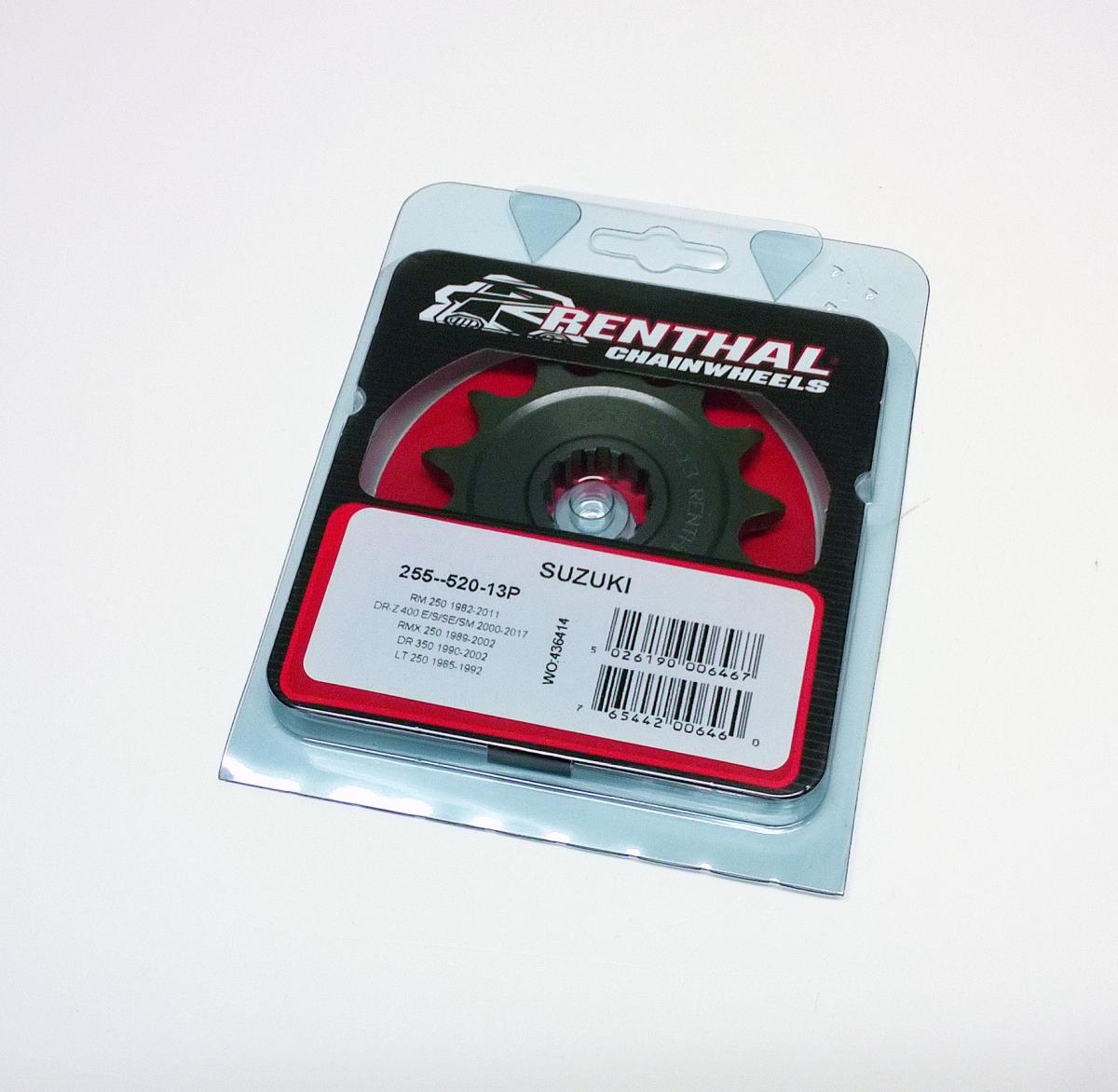 FRONT SPROCKET RENTHAL 255, SUZUKI 255--520-13P thumbnail 2