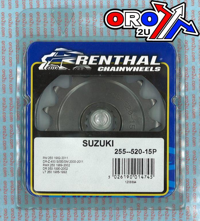 FRONT SPROCKET RENTHAL 255, SUZUKI 255--520-15P thumbnail 5