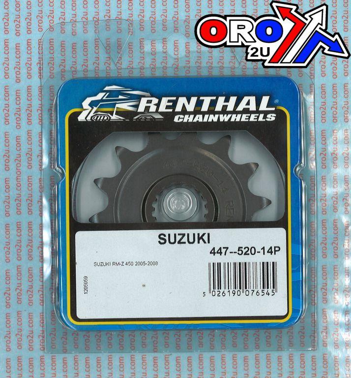 FRONT SPROCKET RENTHAL 447, SUZUKI 447--520-14P thumbnail 4