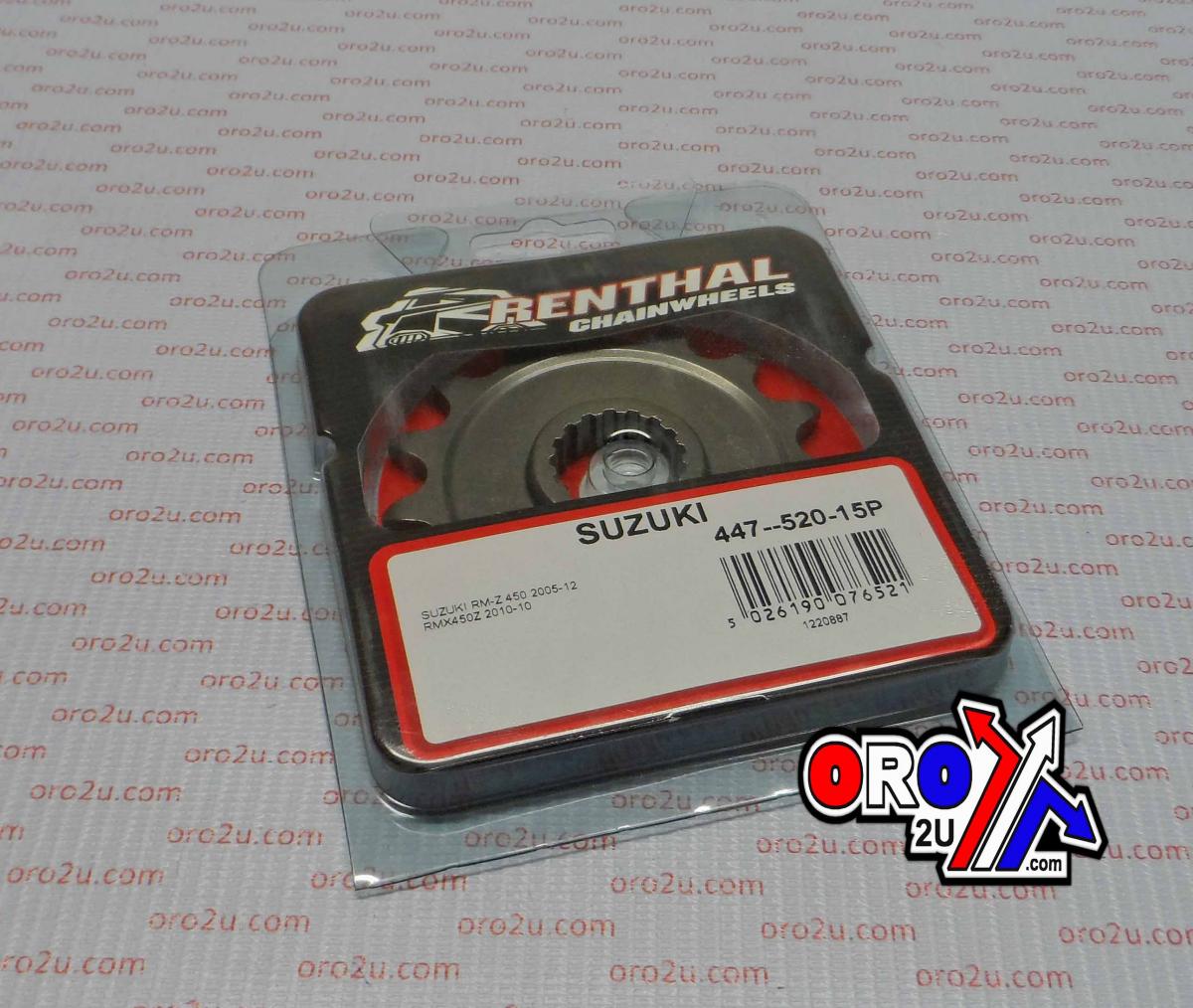 FRONT SPROCKET RENTHAL 447, 447--520-15P JTF1441 thumbnail 3