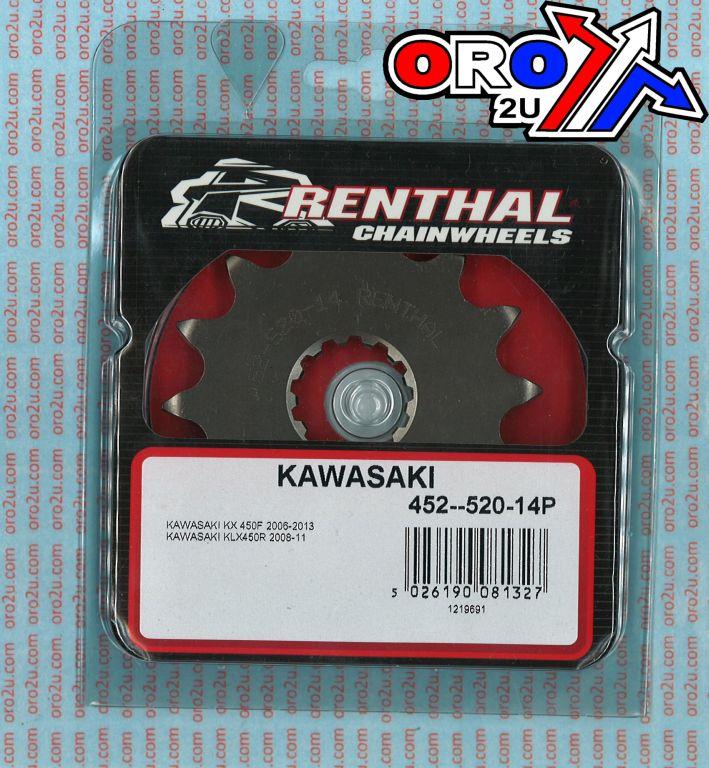 FRONT SPROCKET RENTHAL 452, KAWASAKI 452--520-14P thumbnail 4